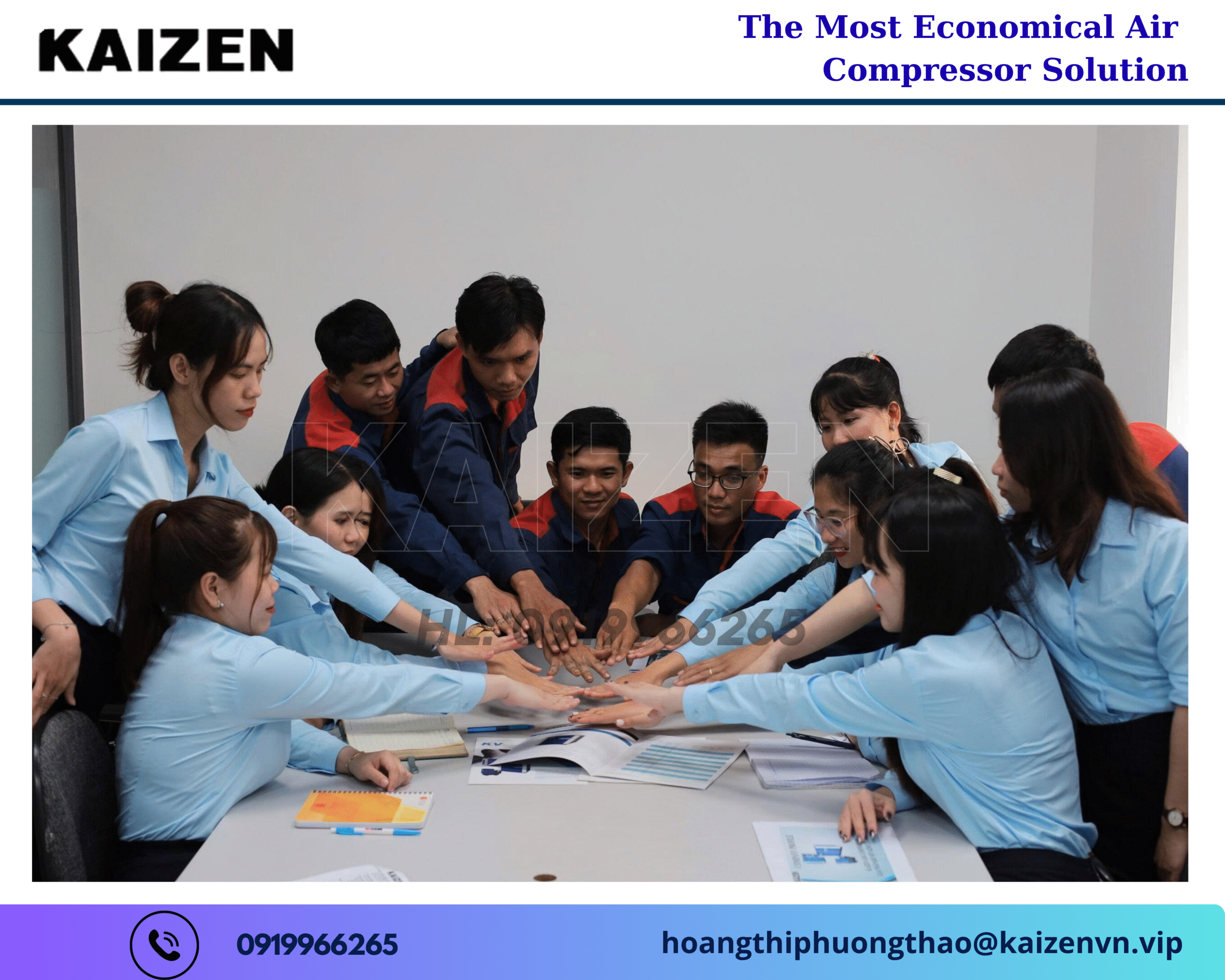 Máy nén khí trục vít Kaizen