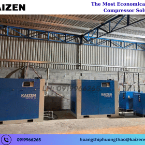 Máy nén khí 100HP 75KW biến tần Inverter KAIZEN