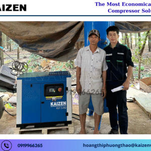 Máy nén khí 10hp 7.5kw biến tần Inverter Kaizen