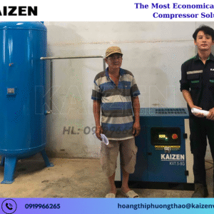 Máy nén khí 10hp 7.5kw biến tần Inverter Kaizen