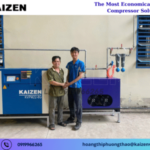 Máy nén khí 125HP 90KW biến tần Inverter KAIZEN
