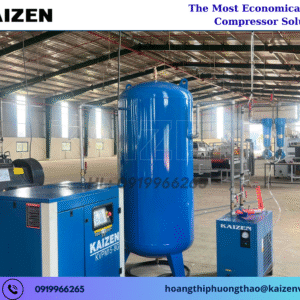 Máy nén khí 15hp 11kw biến tần Inverter Kaizen
