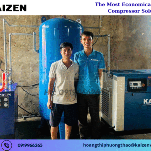 Máy nén khí 30HP 22KW biến tần Inverter KAIZEN