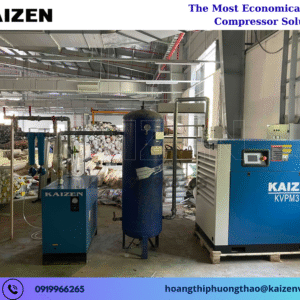 MÁY NÉN KHÍ 50HP 37KW BIẾN TẦN INVERTER KAIZEN