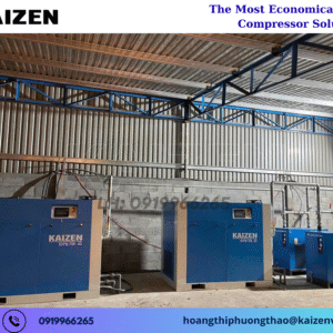 Máy nén khí 60HP 45KW biến tần Inverter Kaizen