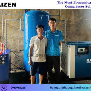 Máy nén khí 60HP 45KW biến tần Inverter Kaizen