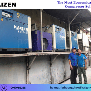 Máy nén khí 75HP 55KW biến tần Inverter KAIZEN