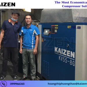 Máy nén khí 75HP 55KW biến tần Inverter KAIZEN